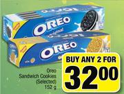 Oreo Sandwich Cookies(Selected)-2 x 152g