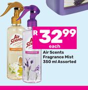 Air Scents Fragrance Mist Assorted-350ml