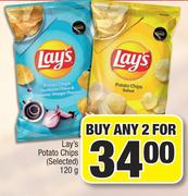 Lay's Potato Chips (Selected)-For Any 2 x 120g