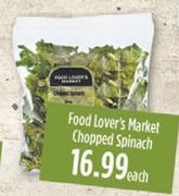 Food Lover's Market Chopped Spinach-Each