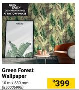 Green Forest Wallpaper 10m x 530mm 850006998