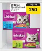 Whiskas Moist Multipack (All Variants)-For Any 2 x 12 x 85g
