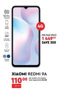 Xioami Redmi 9A 4G- Per Month x 24 Months
