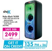 Shox Nuke Black T6209-Each