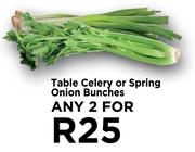 Table Celery Or Spring Onion Bunches-For Any 2