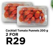 Cocktail Tomato Punnets-For 2 x 200g