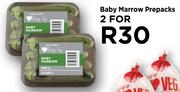 Baby Marrow Prepacks-For 2