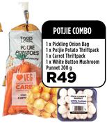 Potjie Combo Pack of Pickling Onion Bag & Others-For All
