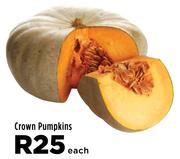 Crown Pumpkins-Each
