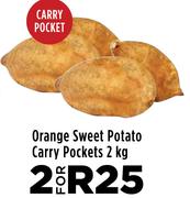 Orange Sweet Potato Carry Pockets 2 Kg- For 2