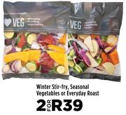 Winter Stir-Fry, Seasonal Vegetables Or Everyday Roast-For 2