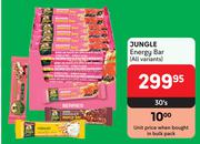 Jungle Energy Bar (All Variants)-30's