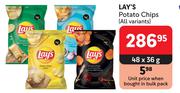 Lay's Potato Chips (All Variants)-48 x 36g