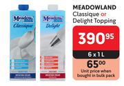 Meadowland Classique Or Delight Topping-6 x 1L
