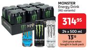 Monster Energy Drink (All Variants)-24 x 500ml
