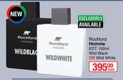 Rockford Homme EDT 100ml Wild Black Or Wild White-Each