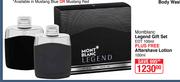 Montblanc Legend Gift Set (EDT 100ml Plus Free Aftershave 100ml)