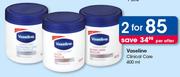 Vaseline Clinical Care-2x400ml Per Offer