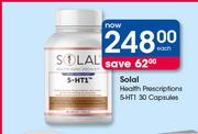 Solal Health Prescriptions 5 HTI-30 Capsules Each