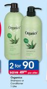 Organics Shampoo Or Conditioner-2x1Litre Per Offer