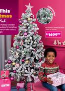 Flocked Tree With Plastic Stand (823168)