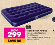 Campmaster Flocked Twin Air Bed