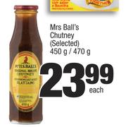 Mrs Ball's Chutney-450g/ 470g Each