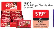 Nestle Kitkat 4 Finger Chocolate Bars (All Variants)-48's