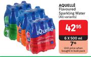 Aquelle Flavoured Sparkling Water (All Variants)-6 x 500ml