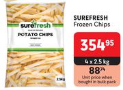 Surefresh Frozen Chips-4 x 2.5Kg