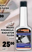 Midas Formula+ Radiator Flush MRF1-350ml