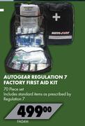 Autogear Regulation 7 Factory First Aid Kit FA04M