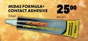 Midas Formula+ Contact Adhesive MCA1-50ml