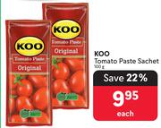 Koo Tomato Paste Sachet-100g Each