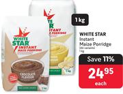 White Star Instant Maize Porridge (All Variants)-1Kg Each