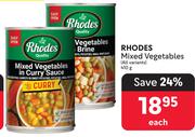 Rhodes Mixed Vegetable (All Variants)-410g Each