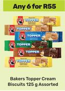 Bakers Topper Cream Biscuits Assorted-For 6 x 125g