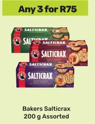 Bakers Salticrax Assorted-For 3 x 200g