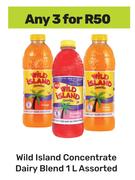 Wild Island Concentrate Dairy Blend Assorted-For 3 x 1L