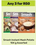 Smash Instant Mash Potato Assorted-For Any 3 X 104g 