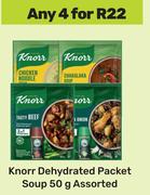 Knorr Dehydrated Packet Soup Assorted-For Any 4 X 50g 