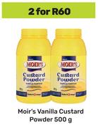 Moir's Vanilla Custard Powder-For 2 X 500g