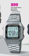 Casio Gents Digital Watch Retro Silver A178WA-1A
