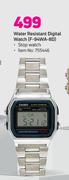 Casio Water Resistant Digital Watch F-94WA-8D