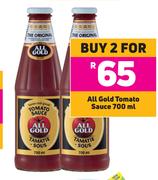 All Gold Tomato Sauce-For 2 x 700ml