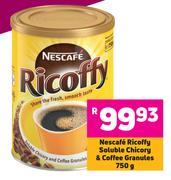 Nescafe Ricoffy Soluble Chicory & Coffee Granules-750g