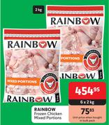 Rainbow Frozen Chicken Mixed Portions-6 x 2Kg