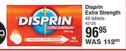 Disprin Extra Strength 48 Tablets