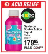 Gaviscon Double Action Liquid-300ml Each