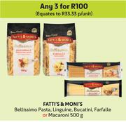 Fatti's & Moni's Bellissimo Pasta, Linguine, Bucatini, Farfalle Or Macaroni-For Any 3 x 500g